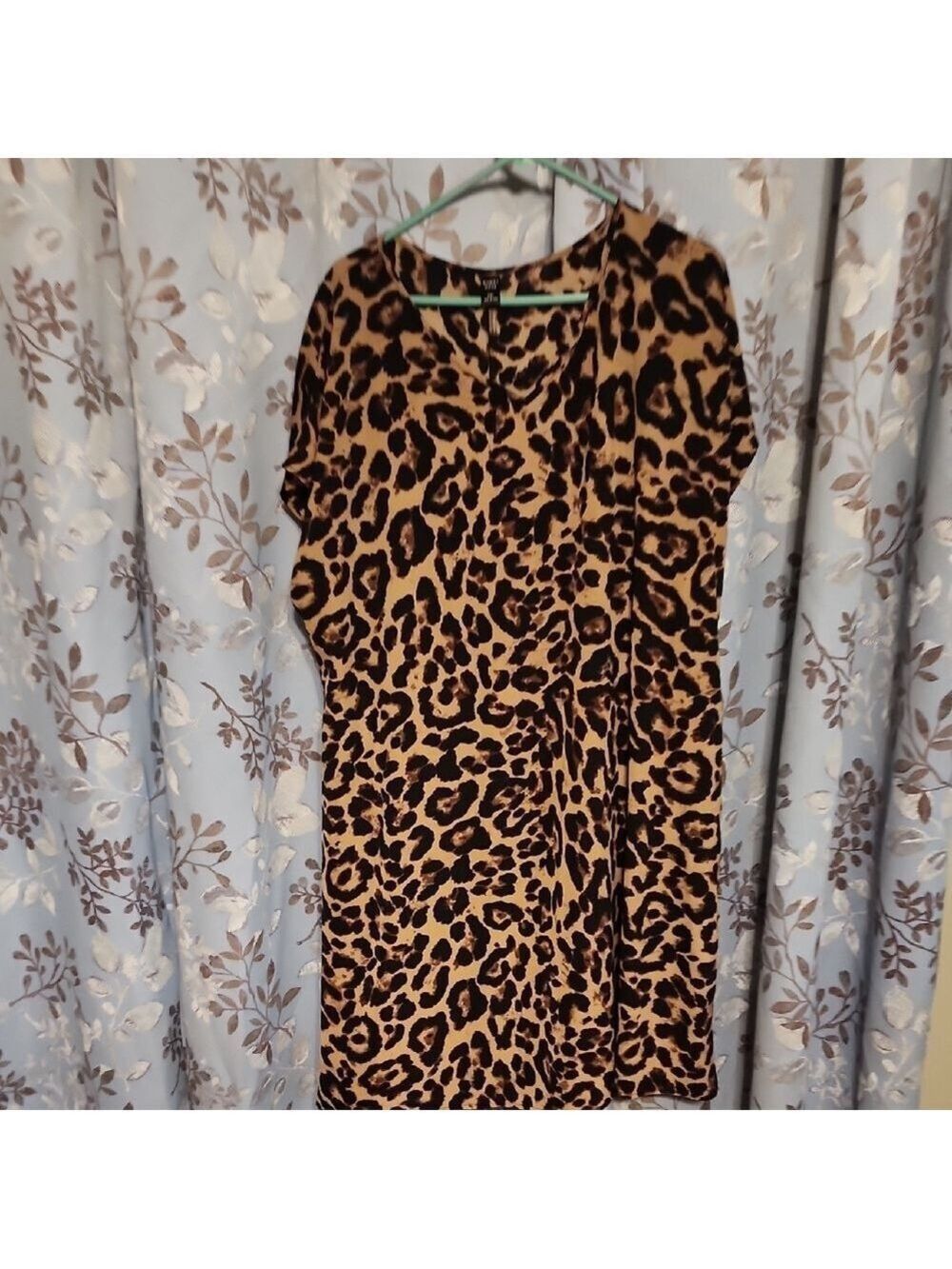 Leopard Print Midi Dress